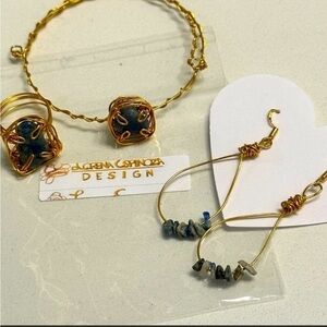 Jewelry gem set by Lorena Espinoza